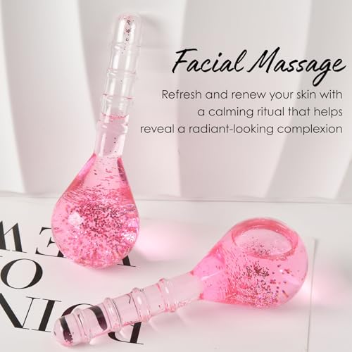 Ice Globes for Face - Cryo Cooling Facial Massage Tool Pair
