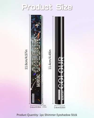 Gold Shimmer Eyeshadow Stick - Waterproof, Creamy Blendable