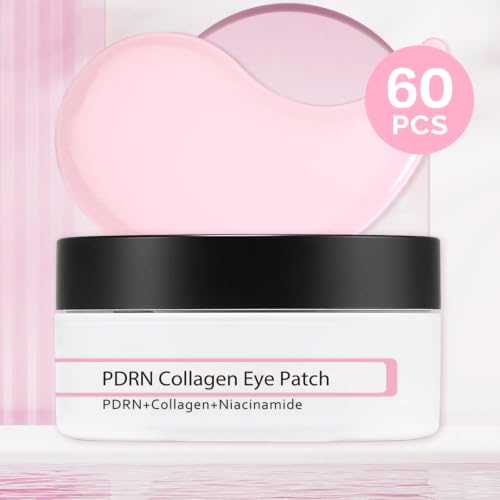 SHEEYOON Collagen Eye Patches with PDRN & Niacinamide - 30 Pairs, Under Eye Dark Circles & Fine Lines Treatment