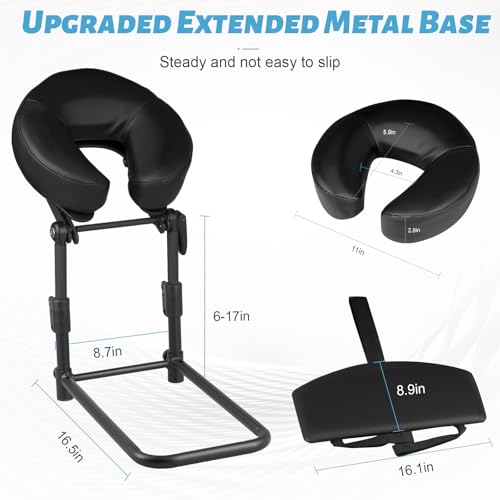 Adjustable Massage Headrest for Bed with Armrest