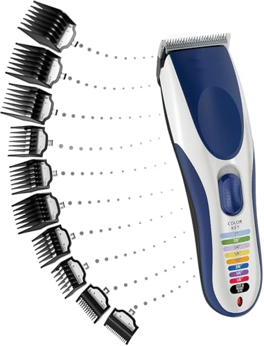 Wahl Clipper Guards Set 10pc Coded Cutting Guides 1/16"-1"
