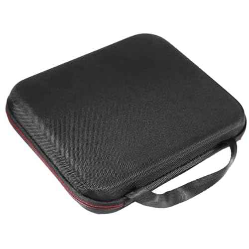 EVA Hard Travel Case - Rechargeable Lighted Vanity Mirror with 10X & 1X Double Sided Magnification for Makeup