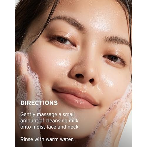 Kerstin Florian Rehydrating Neroli Cleansing Milk | Gentle Makeup Remover and Face Wash for Normal to Sensitive Skin (6.8 fl oz)
