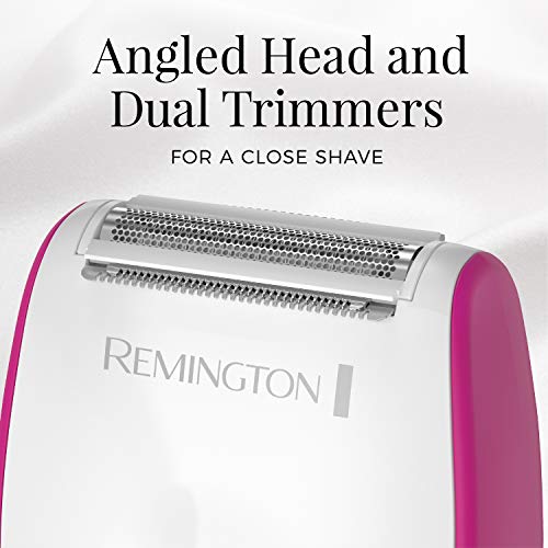 Pink Travel Shaver for Women - Wet & Dry Compact Electric Razor with Hypoallergenic Foil