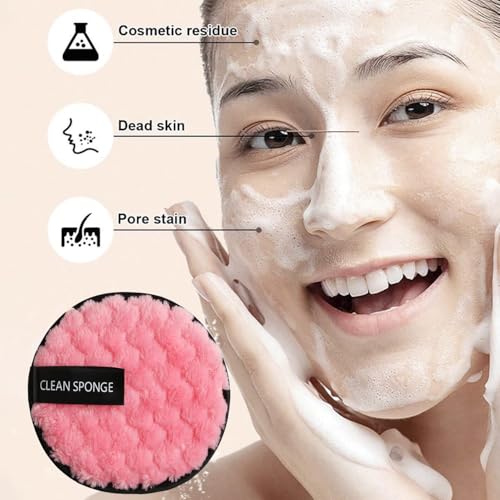 Skincare Face Wash Spa Headband and Wristband Set Makeup Sponge Pieces Powder Puff Face Soft Triangle Makeup Puff Women and Teen Girl Gifts Trendy Stuff