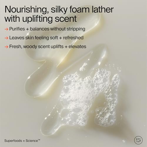 Youth To The People Superfood + Niacinamide Body Wash - Kale + Green Tea Cleanser with Nourishing Vitamins + Antioxidants, Improves Skin Texture + Dullness, Earthy + Woody Scent for Body, Vegan