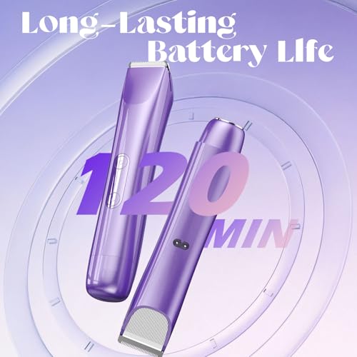 Women's Electric Bikini Trimmer, Dual Head Painless Shaver