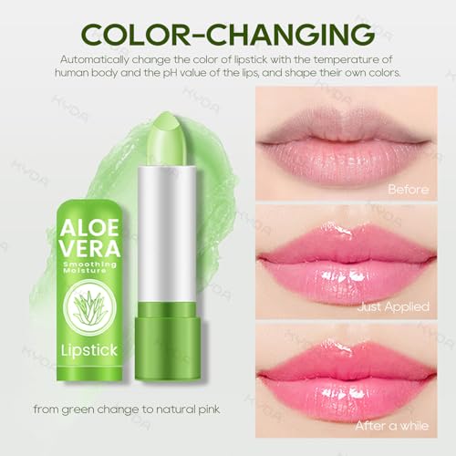 Ownest Aloe Vera pH Color-Changing Lip Balm 10 Pack