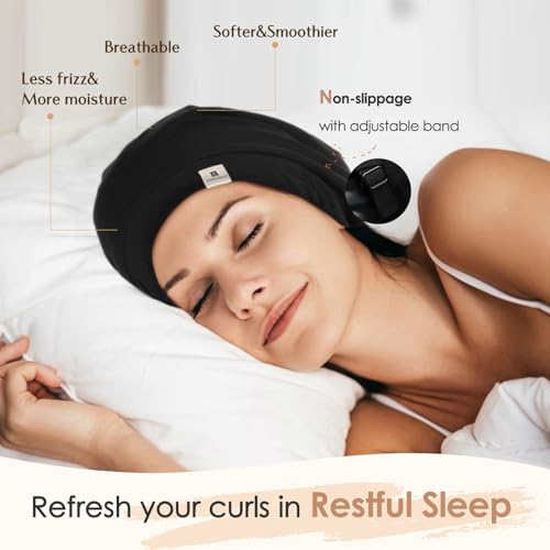 YANIBEST Slouchy Beanie Satin Lined Sleep Cap for Women Men