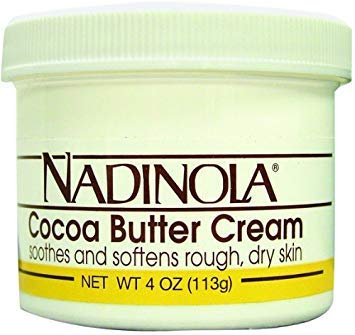 Nadinola Cocoa Butter Cream 4oz - Moisturizes Dry Skin, Eases Stretch Marks