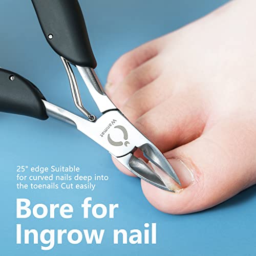 Professional Toenail Clipper for Thick & Ingrown Nails - Stainless Steel