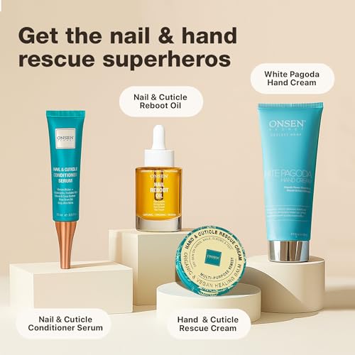 Onsen Secret Nail & Cuticle Repair Oil - 35ml Hydrating Dry Oil