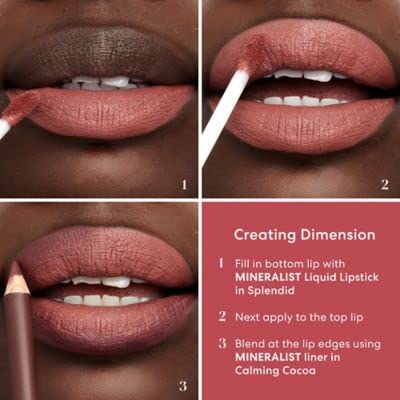 bareMinerals Mineralist Lasting Lip Liner Treasured Red 0.04 oz - Natural, Cruelty-Free, Vegan
