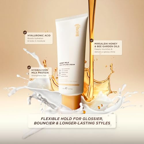 Gisou Honey Milk 5-in-1 Styling Cream - Heat Protection & Frizz Control