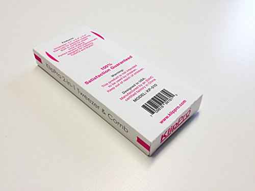 Amaok Eyebrow Tweezer with Comb - Slant Tip, Bright Pink - BOGO SALE Offer - Details Below.