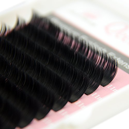 Matte Mink Flat Eyelash Extension 0.25D Curl 9mm