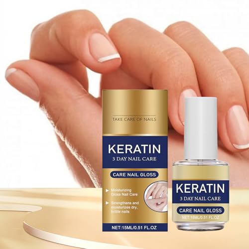Keratin Nail Care Oil - Intensive Hydration for Dry & Brittle Nails (2 Packs)