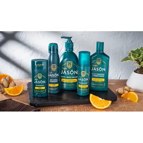 Jason Men's Refreshing 2-in-1 Shampoo and Conditioner, 12 oz