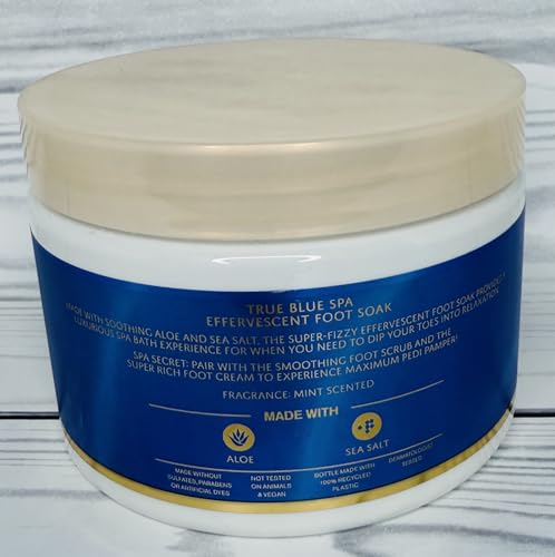 Bath & Body Works True Blue Spa Mint Effervescent Foot Soak - 11.5 oz