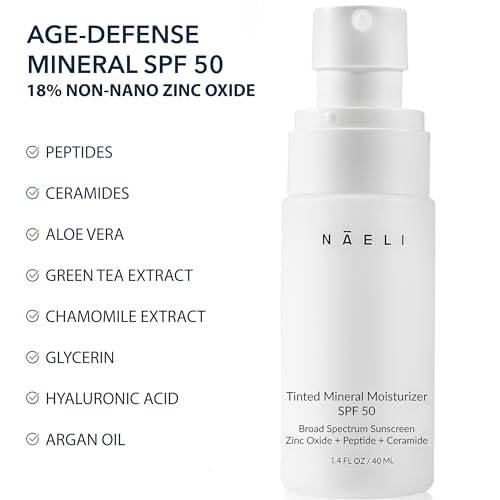NAELI Tinted Moisturizer SPF 50 with Zinc Oxide