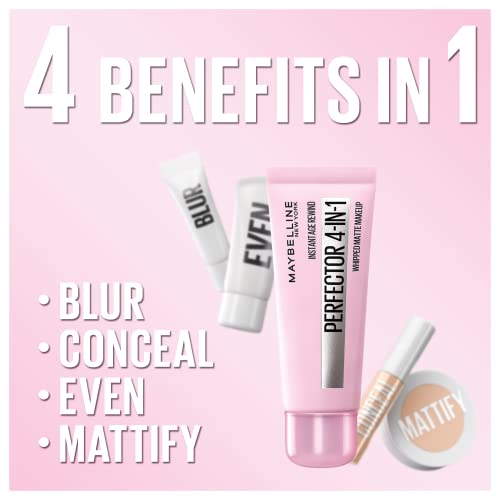 Maybelline Instant Age Rewind Instant Perfector 4-In-1 Matte Makeup, 01 Light, 1 Count