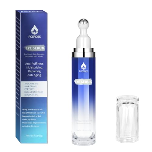 Caffeine Eye Serum with Cooling Roller - Dark Circles & Puffiness