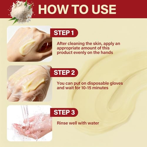 Sake Lees Hand Mask for Dry & Cracked Hands - Deep Moisturizing Spa Treatment