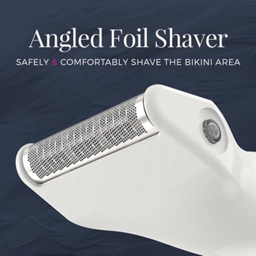 Cordless Body & Bikini Grooming Kit for Women - Waterproof Trimmer with 4 Attachments