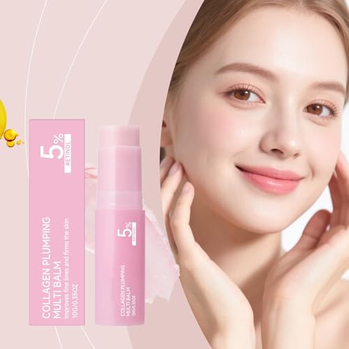 Pink Collagen Volume Balm Stick - Face, Eyes, Lips