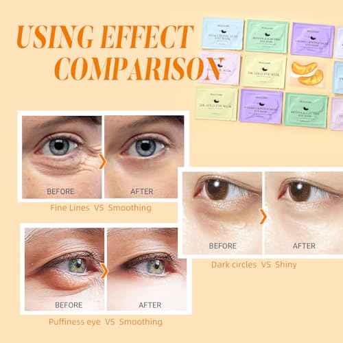 Under Eye Patches with Collagen and Hyaluronic Acid Eye Mask for Wrinkle,Dark Circles,Face Mask Skin Care Products 24 Pairs
