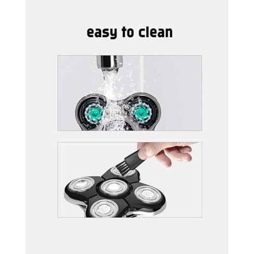 Remington Balder Boss XR7120 Replacement Head for Remington Shaver for Men XR7100 XR1600, 3 PCS Balder Boss Replacement Head, 3 Cleaning Brush