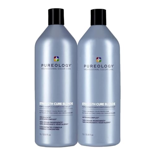 Pureology Strength Cure Blonde Purple Shampoo & Conditioner Set