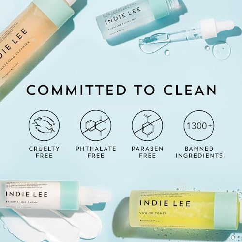 Indie Lee Daily Vitamin Infusion - Balancing Face Treatment Oil with Antioxidants, Rosehip Seed Oil + Moisture-Retaining Squalane - For Sensitive, Dry, Uneven + All Skin Types (1oz / 30ml)