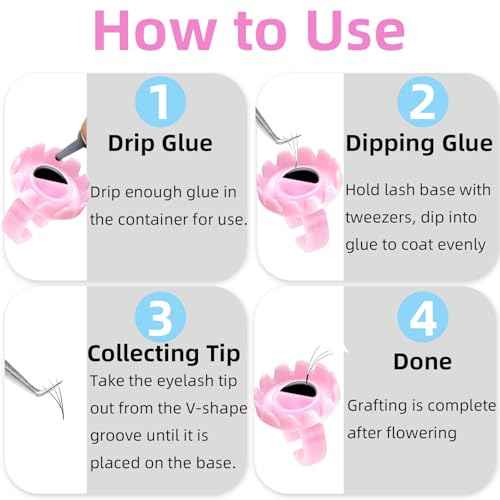 100 Pcs Glue Rings for Eyelash Extensions,Disposable Ring for Lashes Cute Lash Glues Holder Ring Glues Cup Glue Rings,Use for Eyelash Extension Supplies(Rotundity Pink)