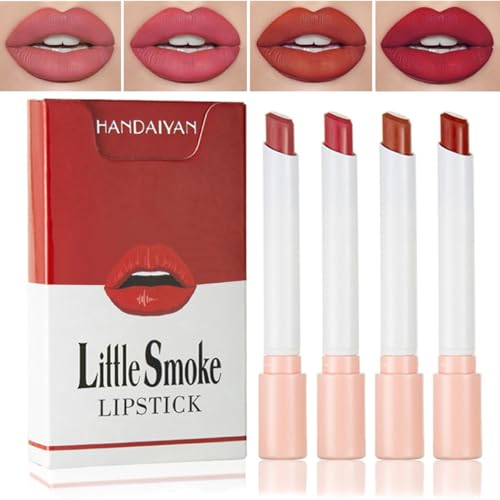 FYEBOO 4-Color Matte Lipstick Set - Long Lasting Waterproof