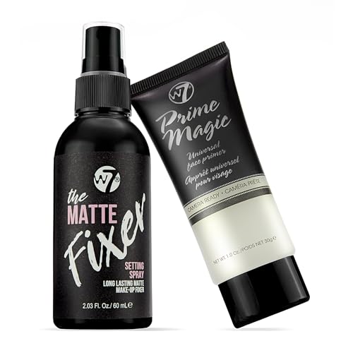 W7 Prime Magic & The Fixer Matte Primer Setting Spray Duo