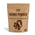 MB Herbals 100% Pure Henna Powder 8 oz - Natural Orange-Red Hair Color