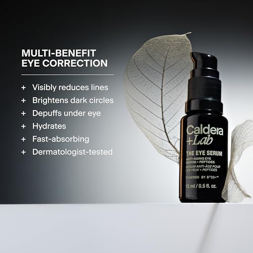 Caldera + Lab The Eye Serum 0.5 Fl Oz Men’s Anti-Aging Peptide & Plant Extracts