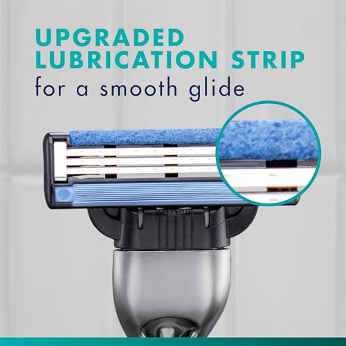 Gillette Mach3 Shaving Razor for Men, Razor Handle, 12 Blade Refills