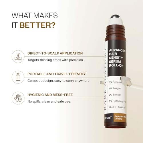 Bare Anatomy Advanced Hair Density Roll-On Serum - 25ml