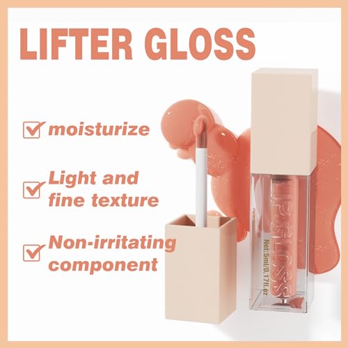 Hydrating Lip Gloss with Hyaluronic Acid - 4 Shades
