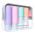 Zafit 18-Pack TSA Approved Travel Bottles - Leak Proof Silicone Set
