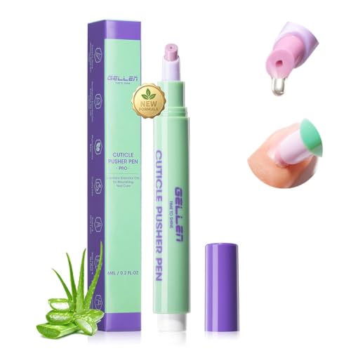 Gellen Aloe Vera 6ml Ceramic Cuticle Oil Pusher Pen - All-in-One Nail Care