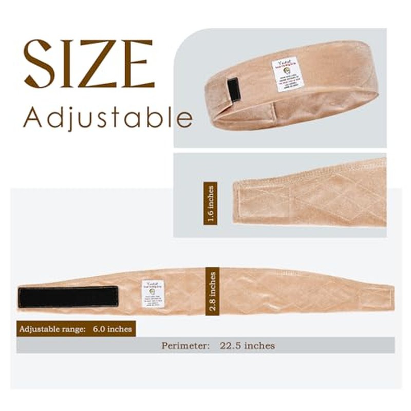 2 Pack Velvet Wig Grip Bands - Adjustable Headband No Slip