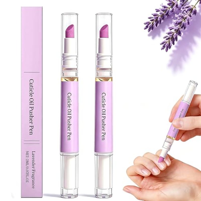 2-in-1 Cuticle Oil Pen with Ceramic Tip - No Leak Travel Size