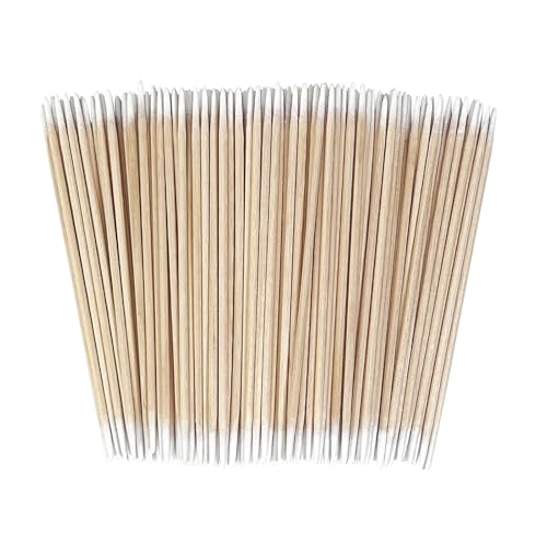 Eyxformula 200 pcs Double-Pointed Tip Cotton Swabs 4 Inch Microblading Cotton Buds
