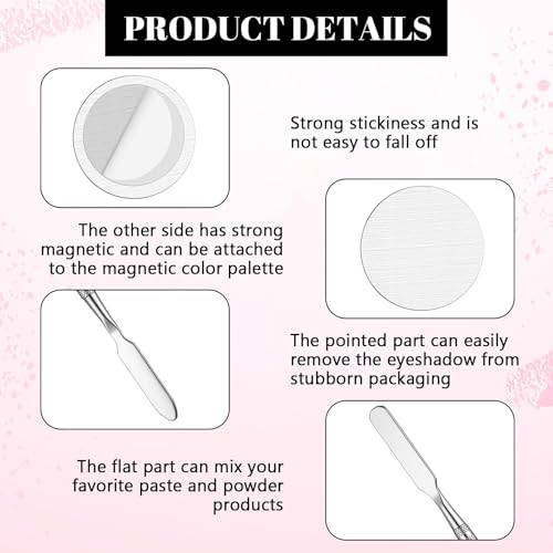 Sumind 101pc Metal Makeup Palette Stickers & Depotting Tool