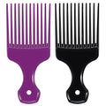 SIMPOR Wide Tooth Hair Pick Comb Set - Afro & Curly Hair (2 Pack)