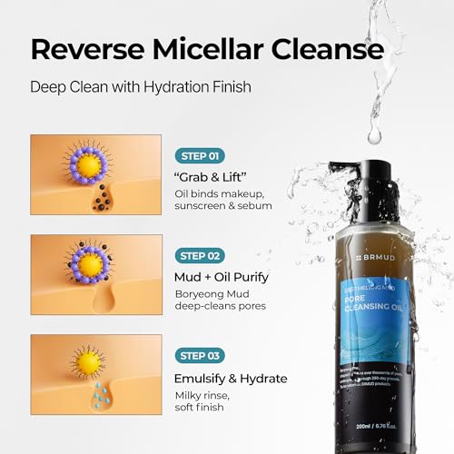 BRMUD Boryeong Mud Pore Cleansing Oil | Vegan Facial Cleanser