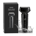 Electric Foil Shaver for Men with Floating Dual Blade Head, Rechargeable Wet & Dry Electric Razor, USB-C Cordless Mens Shaver with Travel Lock for Face Grooming